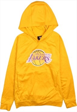 Vintage 90's NBA Hoodie Los Angeles Lakers Pullover Yellow