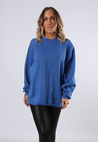 SWEATSHIRT JUMPER OVERSIZED PLAIN UK 18 (BCE)