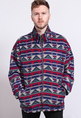 VINTAGE HALF ZIP FLEECE TOP