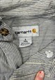 CARHARTT SHIRT STRIPED PATTERNED SHORT SLEEVE SHIRT