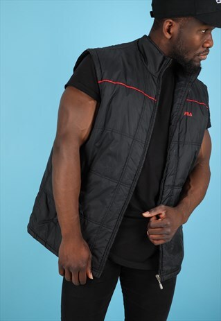 VINTAGE FILA GILLET JACKET NJ