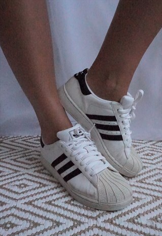 VINTAGE ADIDAS SNEAKERS SHOES SHOE TRAINERS RUN TIE RUNNING