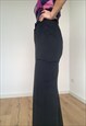 VINTAGE BLACK HIGH WAISTED TROUSERS