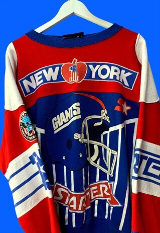 VINTAGE NEW YORK GIANTS NFL STARTER SWEATSHIRT