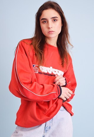 90'S RETRO ATHLEISURE SPORTS OVERSIZED SWEATSHIRT JUMPER