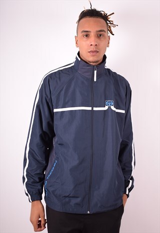 SERGIO TACCHINI MENS VINTAGE TRACKSUIT TOP JACKET XXL 90S