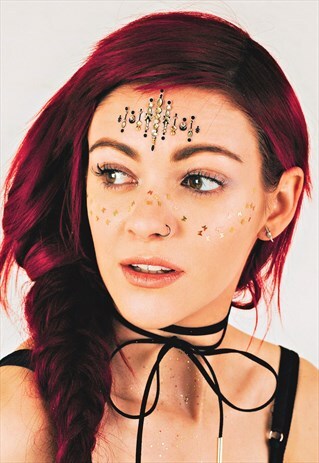 MOON CHILD - GOLD ONE PIECE FESTIVAL FACE GEM