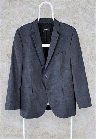 Strellson Grey Blazer Jacket Wool Premium Men's UK 42 EU 52