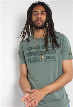 Vintage G-Star Graphic T-Shirt Green