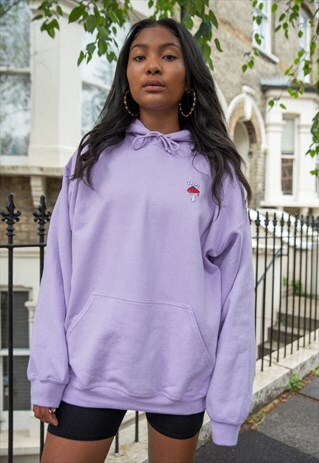 dime lilac hoodie