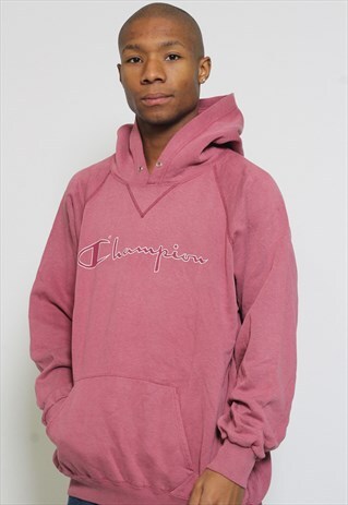 VINTAGE CHAMPION LOGO HOODIE