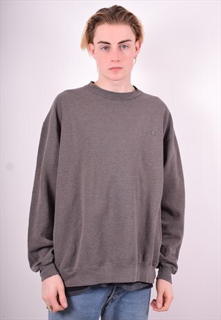 CHAMPION MENS VINTAGE SWEATSHIRT JUMPER XXL GREY 90'S