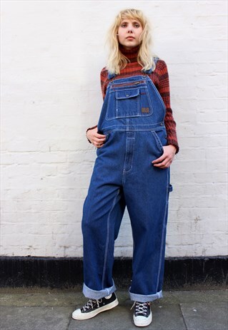 VINTAGE 90S DENIM DUNGAREES