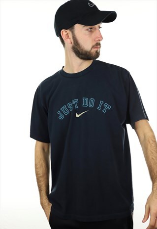 VINTAGE NIKE T SHIRT NAVY