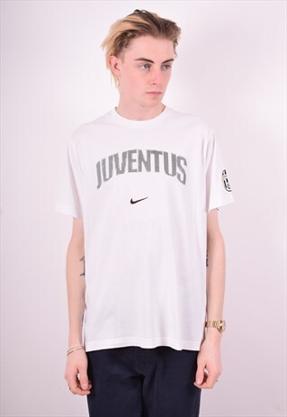NIKE MENS VINTAGE T-SHIRT TOP LARGE WHITE 90'S