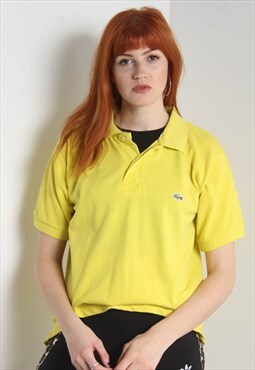 Vintage Lacoste Polo Top Yellow