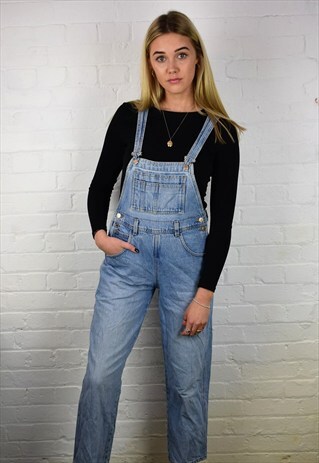 VINTAGE 90'S DENIM DUNGAREES