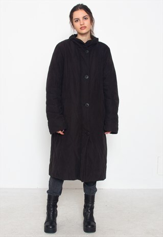 VINTAGE BROWN BARISAL PUFFER WINTER PARKA COAT