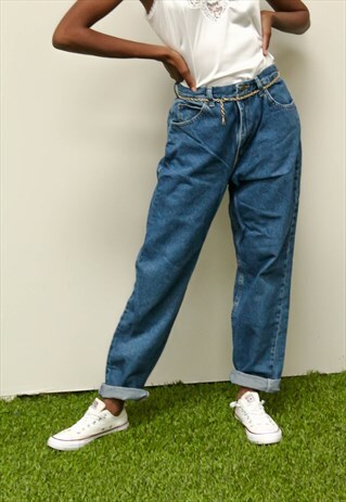 VINTAGE WRANGLER HIGH WAIST STRAIGHT LEG MOM JEANS 90S
