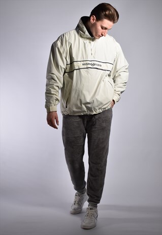 VINTAGE 1990S HENRI LLOYD FLEECE SMOCK JACKET