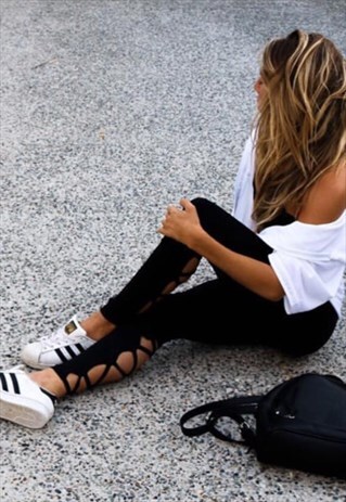 BLACK BALLET ACTIVEWEAR LEGGINGS