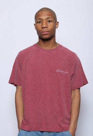 VINTAGE MOSCHINO 'ANONIMA' T-SHIRT RED