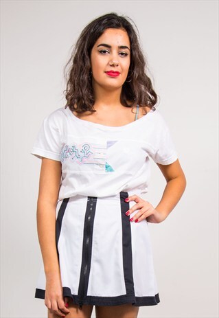 90'S VINTAGE SERGIO TACCHINI WHITE T-SHIRT