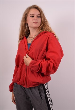 VINTAGE KAPPA RAIN JACKET RED