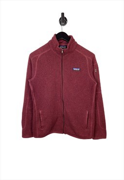 Women's Patagonia Fleece In Red Size L UK 12