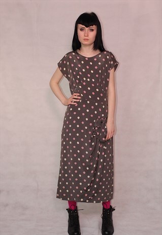 80S POLKA DOTS TEA DRESS
