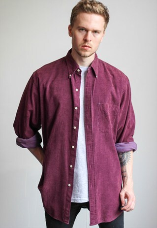 VINTAGE OVERSIZED CORDUROY SHIRT