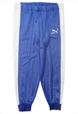 Vintage Puma Blue Tracksuit Bottoms Mens