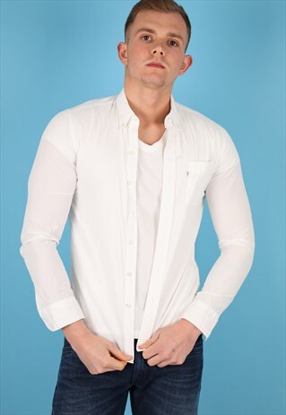 VINTAGE LEVI'S WHITE SHIRT NS165