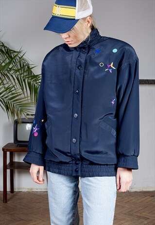 YARELL DOPE QUILTED BOMBER JACKET FROM THE 80S