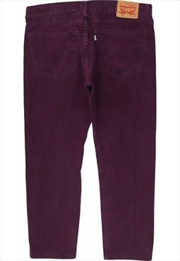 Levi's 90's Denim Slim Jeans Jeans 36 x 32 Burgundy Red