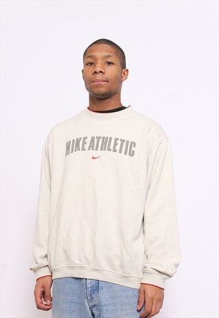 VINTAGE NIKE ATHLETIC CREW NECK SWEATSHIRT