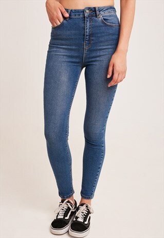 SUBDUED SUPER HIGH WAISTED SKINNY JEANS