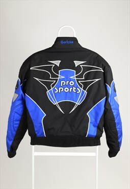Vintage Pro Sports Motorcycle Jacket Logo Spell out