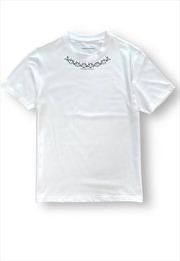 Curved star logo t-shirt(genderless)