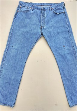 Vintage 90's 501 Stonewash Blue Levi Jeans