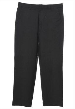 Vintage Calvin Klein Black Suit Trousers - W34 