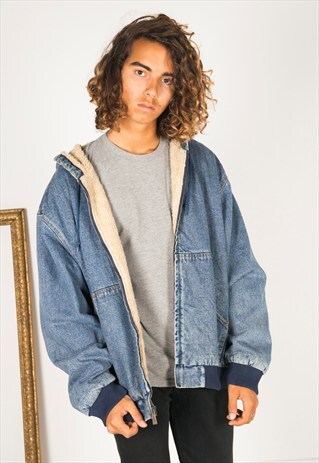 VINTAGE 80S LEE WINTER SHEEPSKIN JACKET / R2200R096