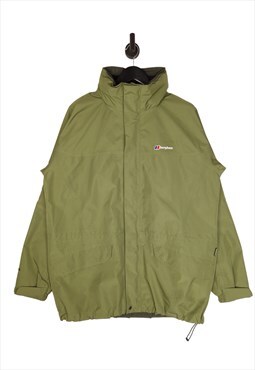 Berghaus  Rain Jacket Size XL In Green Men's Gore-Tex