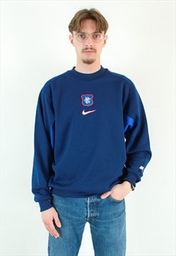 1997-2002 Glasgow Rangers Men S Pullover Sweatshirt Training