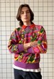 Vintage BEST COMPANY Sweatshirt Pullover Collar Sweater 80s