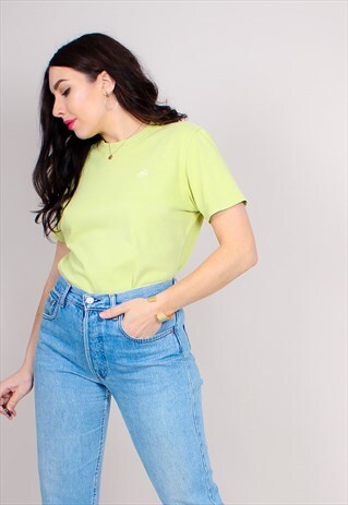 VINTAGE 90S GREEN ADIDAS T-SHIRT