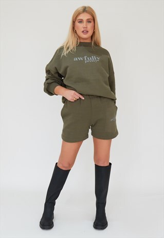 AP CONTRAST JUMPER IN KHAKI