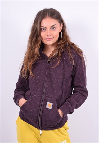 VINTAGE CARHARTT HOODIE SWEATER PURPLE
