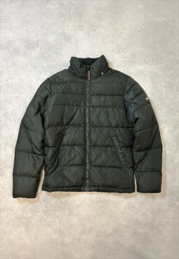 Tommy Hilfiger Puffer Coat Zip Up Jacket with Logo