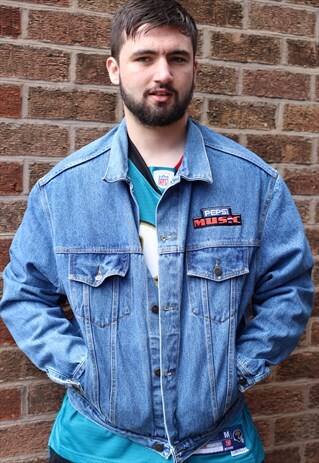 VINTAGE USA PEPSI MUSIC DENIM JACKET